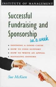 Cover of: Successful Fundraising and Sponsorship in a Week