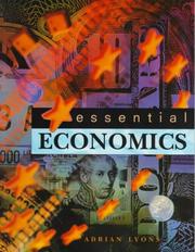Front cover of Essential Economics by Adrian Lyons