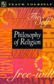 Cover of: Philosophy of Religion