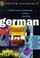 Cover of: German (Teach Yourself)