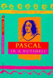 Cover of: Pascal (Philosophers of the Spirit) by Robert Van De Weyer