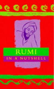 Cover of: Rumi (Philosophers of the Spirit)