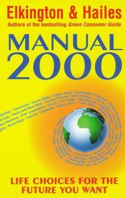 Cover of: Manual 2000: life choices for the future you want