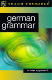 Cover of: German Grammar (Teach Yourself) by N. Paxton