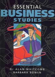 Cover of: Essential Business Studies by Alan Whitcomb, Barbara Bowen