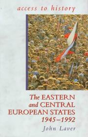 Cover of: The Eastern and Central European States 1945-1992