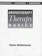 Cover of: Aromatherapy (Therapy Basics)