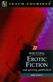 Cover of: Writing an Erotic Novel by Mike Bailey, Mike Bailey