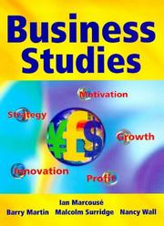 Cover of: Business Studies by Ian Marcouse, Barry Martin, Malcolm Surridge, Nancy Wall