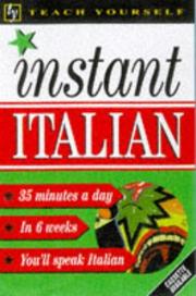 Cover of: Instant Italian (Teach Yourself: Instant)