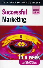 Cover of: Successful Marketing in a Week (Successful Business in a Week)
