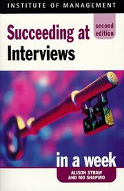 Cover of: Succeeding at Interviews in a Week (Successful Business in a Week)