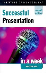 Cover of: Successful Presentation in a Week