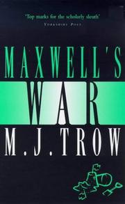 Cover of: Maxwell's War by M. J. Trow