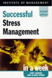 Cover of: Successful Stress Management in a Week