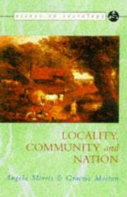 Cover of: Locality, Community and Nation (Access to Sociology)