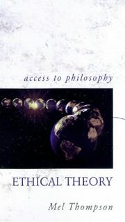 Cover of: Ethical Theory (Access to Philosophy)