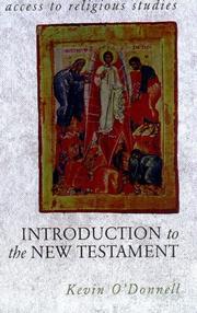 Cover of: Introduction to the New Testament (Access to Religious Studies)