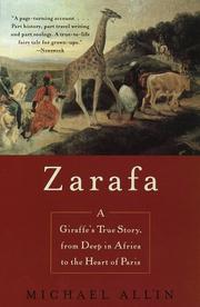 Cover of: Zarafa by Michael Allin