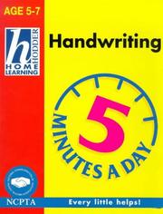 Cover of: Handwriting (Hodder Home Learning 5 Minutes a Day: Age 5-7)