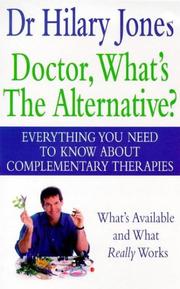 Cover of: Doctor, What's the Alternative?