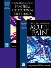 Cover of: Acute Pain and Practical Applications and Procedures: 2-Volume Set (Clinical Pain Management)