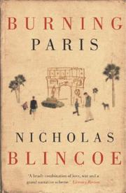 Cover of: Burning Paris by Nicholas Blincoe