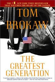 Cover of: The Greatest Generation by Tom Brokaw