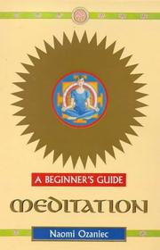 Cover of: Meditation For Beginners