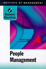 Cover of: People Management (Business Checklists)