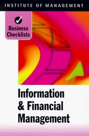 Cover of: Information and Financial Management (Business Checklists)