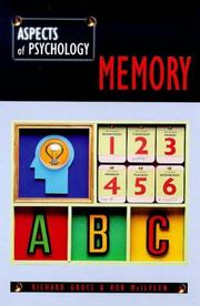 Cover of: Memory (Aspects of Psychology)