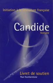 Cover of: Candide (Initiation a La Litterature Francaise) by Voltaire