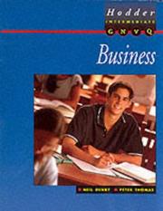 Cover of: Intermediate GNVQ Business (Hodder Intermediate GNVQ)