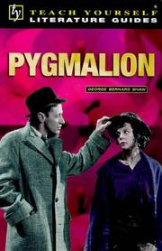 Cover of: "Pygmalion"