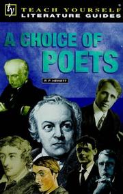 Cover of: Choice of Poets