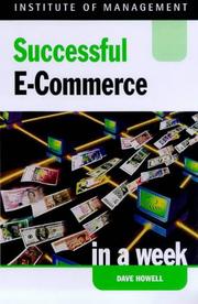 Cover of: Successful E-commerce in a Week