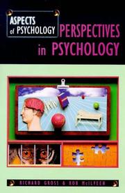 Cover of: Perspectives in Psychology (Aspects of Psychology)