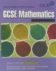 Cover of: Gcse Mathematics a for Ocr Foundation (Gcse Mathematics a for Ocr) by Howard Baxter, Michael Handbury