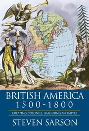 Cover of: British America, 1500-1800 by Steven Sarson