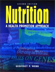 Cover of: Nutrition: A Health Promotion Approach (Hodder Arnold Publication)