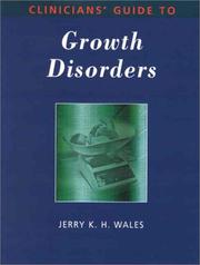 Cover of: Clinicians' guide to growth disorders