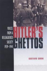 Cover of: Hitler's ghettos by Gustavo Corni