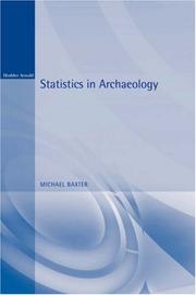 Cover of: Statistics in Archaeology (Arnold Publication)