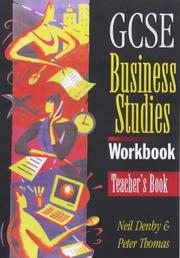 Cover of: GCSE Business Studies Workbook: Teacher's Workbook