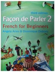 Cover of: Facon De Parler by Angela Aries, Dominique Debney