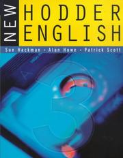 Cover of: New Hodder English 3 (New Hodder English) by Sue Hackman, Patrick Scott