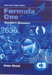 Cover of: Formula One Maths C1 (Formula One Maths) by Catherine Berry, Margaret Bland
