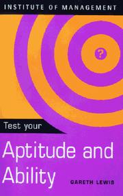 Cover of: Test Your Aptitude and Ability (Test Yourself)