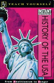 Cover of: History of the United States of America
